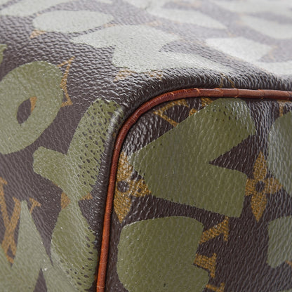 Louis Vuitton Monogram Graffiti Speedy 30 Kaki 16 of 26