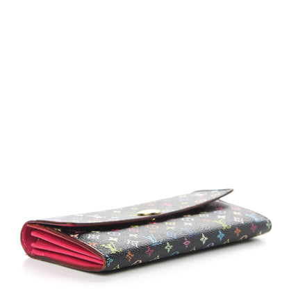 Louis Vuitton Monogram Multicolor Sarah Wallet Black Grenade 4 of 7