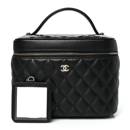 Chanel Caviar Quilted Large Vanity Pouch Black 2 of 11