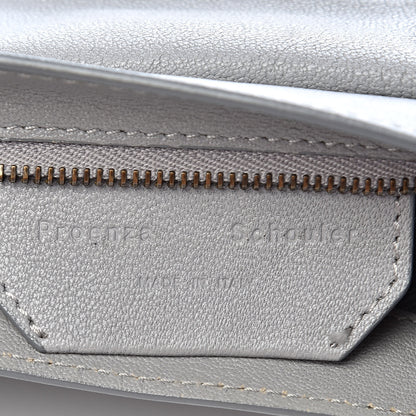 Proenza Schouler Lambskin PS1 Mini Pouch Messenger Concrete Grey 6 of 16