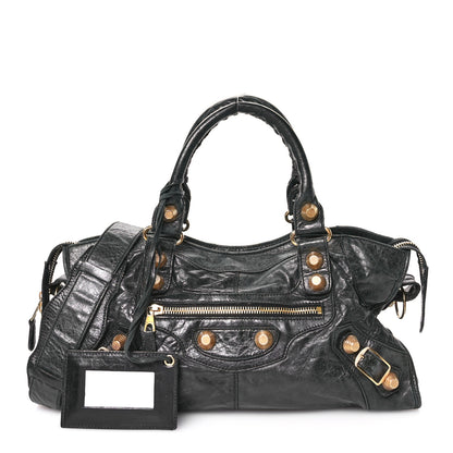 Balenciaga Agneau Giant 21 Gold Hardware Part Time Anthracite 3 of 15