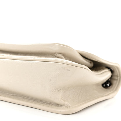 Saint Laurent Crinkled Calfskin Matelasse Monogram Baby Niki Chain Satchel Ivory 10 of 10
