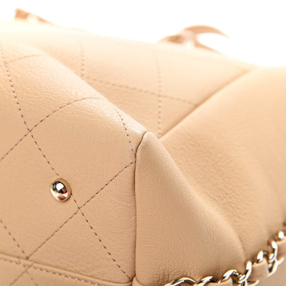 Chanel Bullskin Stitched Medium Shopping Bag Beige 11 of 13