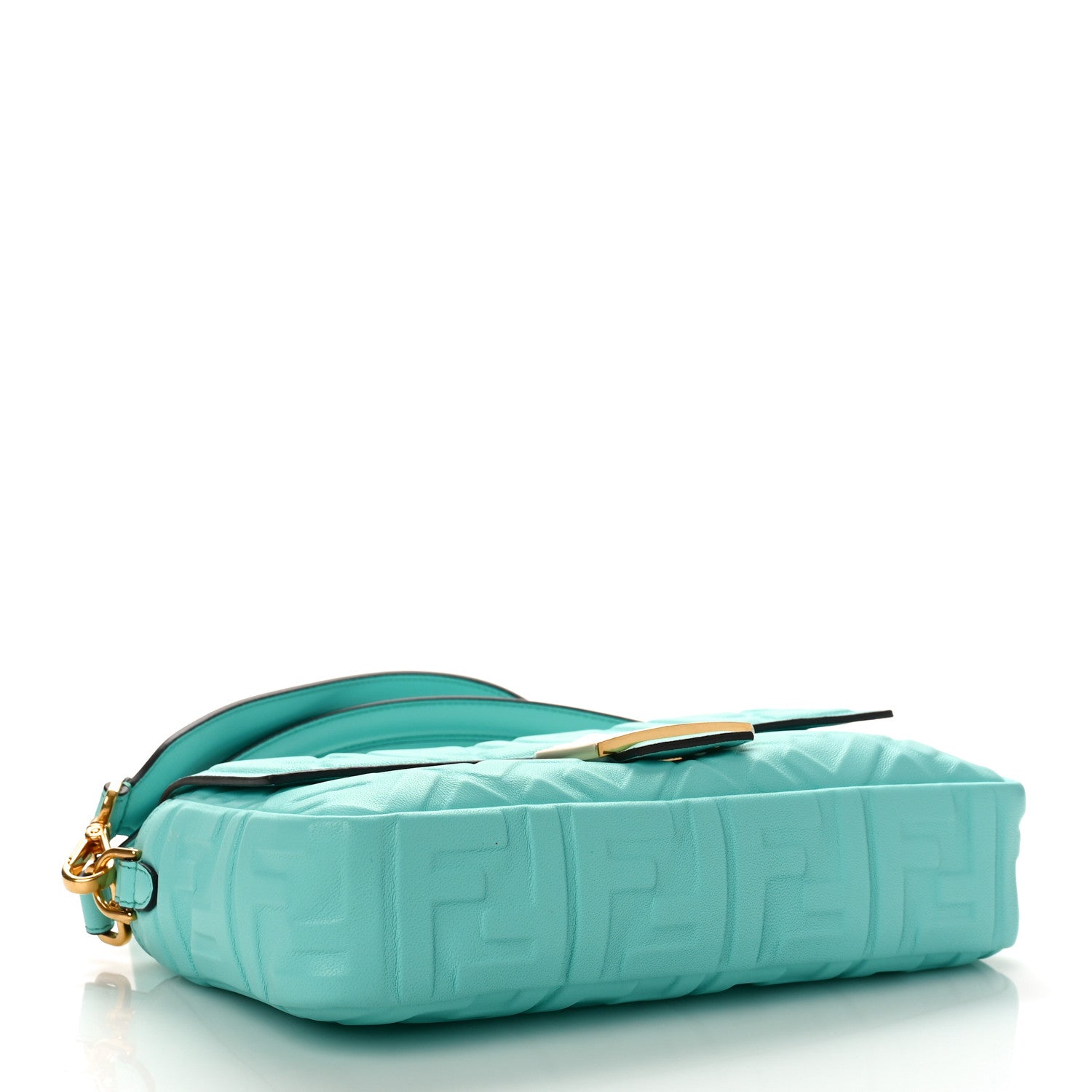 Fendi Nappa FF 1974 Embossed Baguette Tiffany 4 of 8