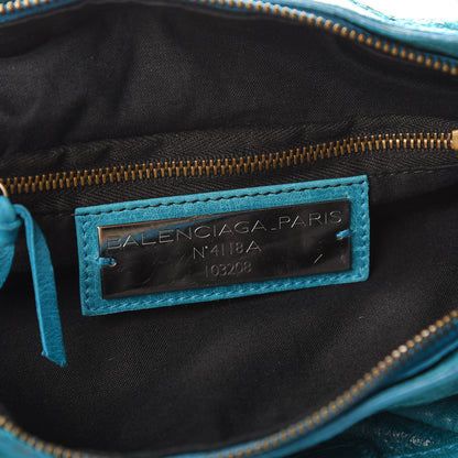 Balenciaga Chevre Classic Hardware First Turquoise 6 of 12