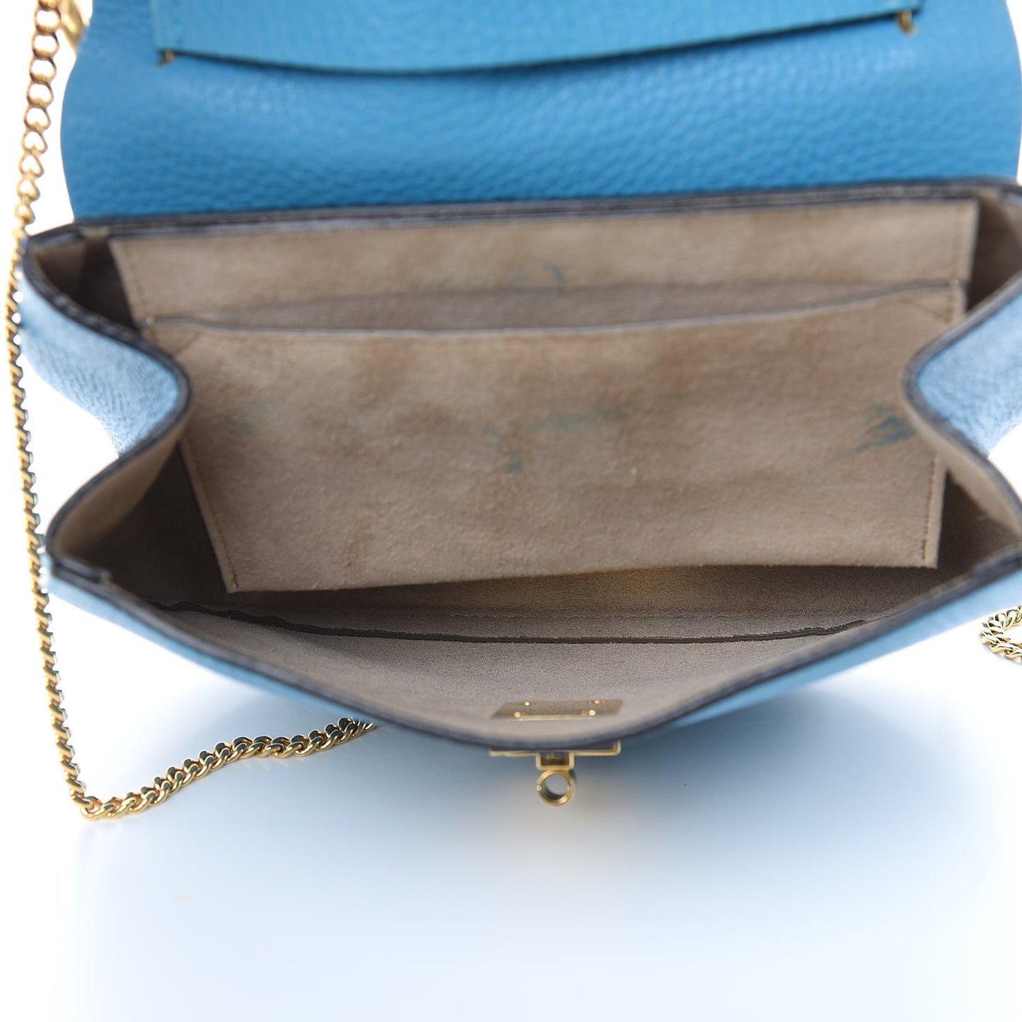 Grained Lambskin Drew Shoulder Bag