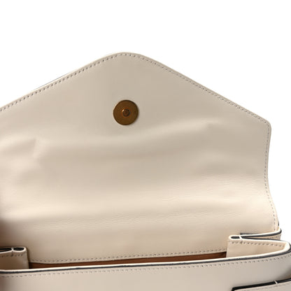Gucci Nappa Pearl Studded Mini Queen Margaret Broadway Shoulder Bag Mystic White 11 of 12
