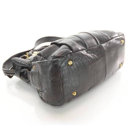 Chloe Leather Heloise Satchel Black 4 of 8