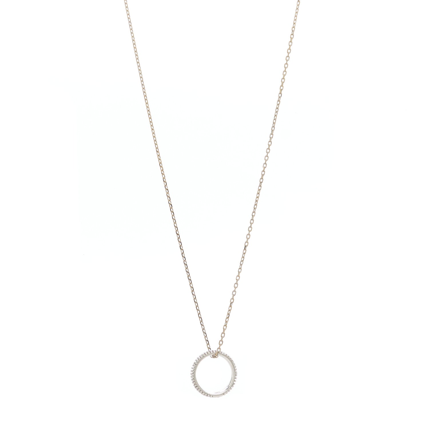 Damiani 18K White Gold Diamond Metropolitan Dream Pendant Necklace 4 of 8