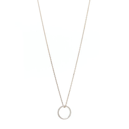 Damiani 18K White Gold Diamond Metropolitan Dream Pendant Necklace 4 of 8