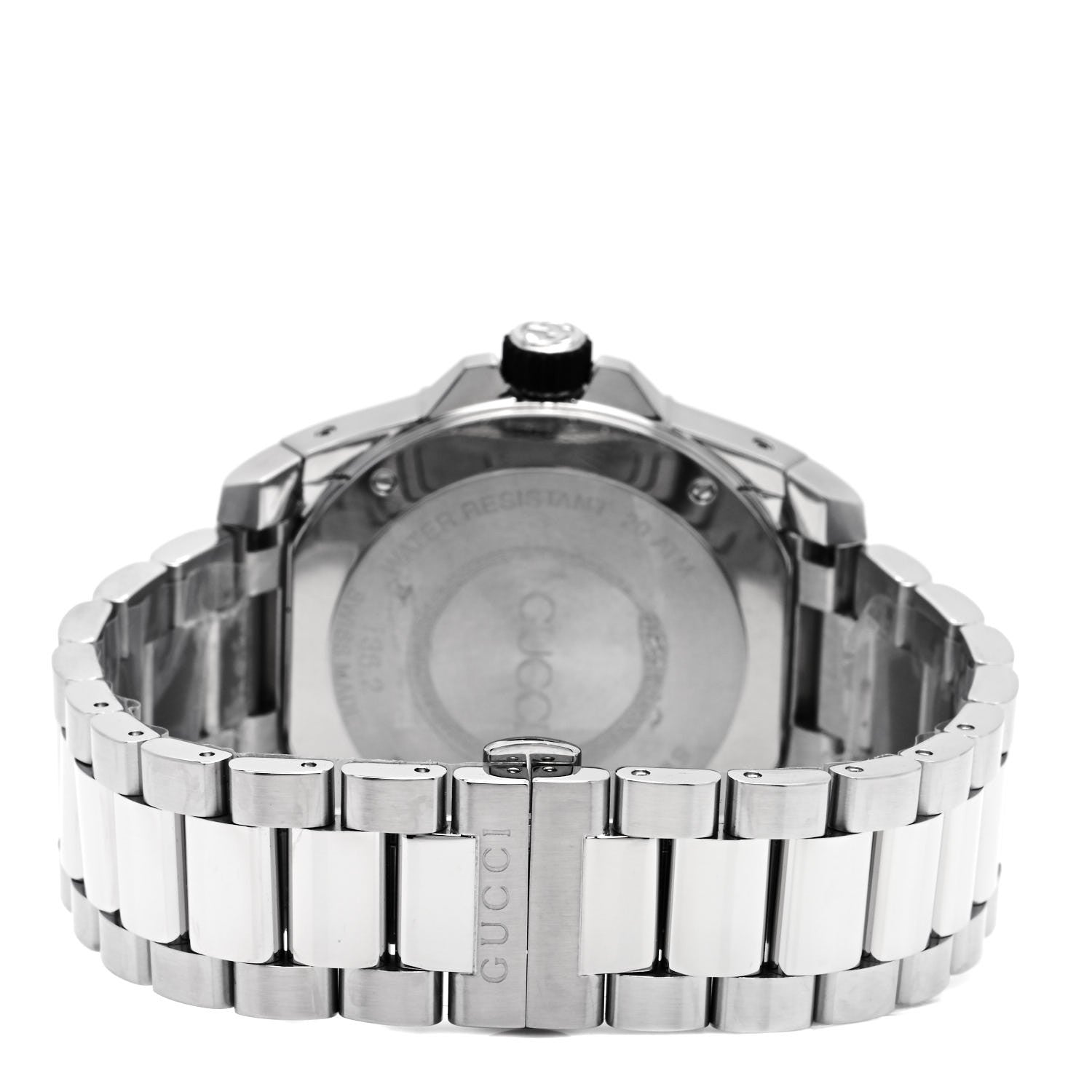 Gucci Stainless Steel 45mm Dive Snake Quartz Watch Black 3 of 4