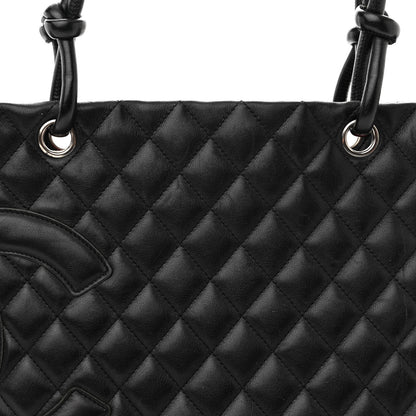 Chanel Calfskin Quilted Large Cambon Tote Black 8 of 25