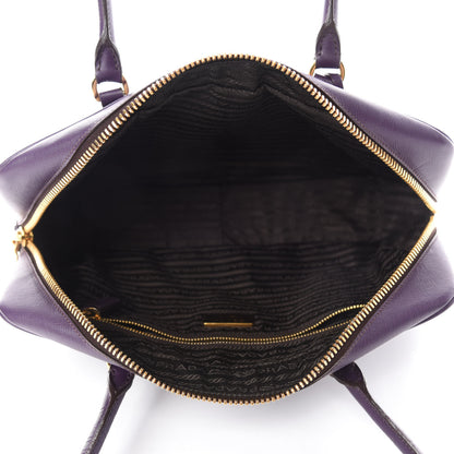 Prada Saffiano Lux Bowler Viola 5 of 12