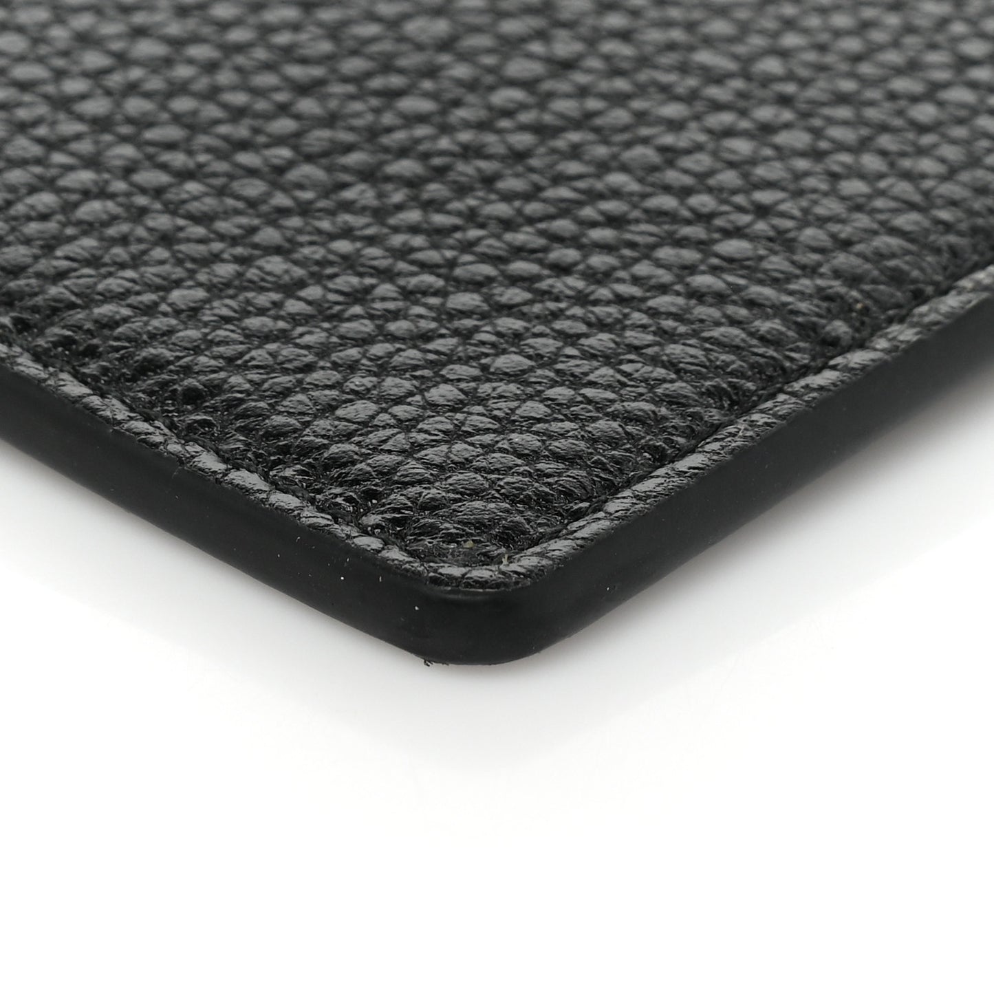 Grainy Calfskin Zumi Pouch Black