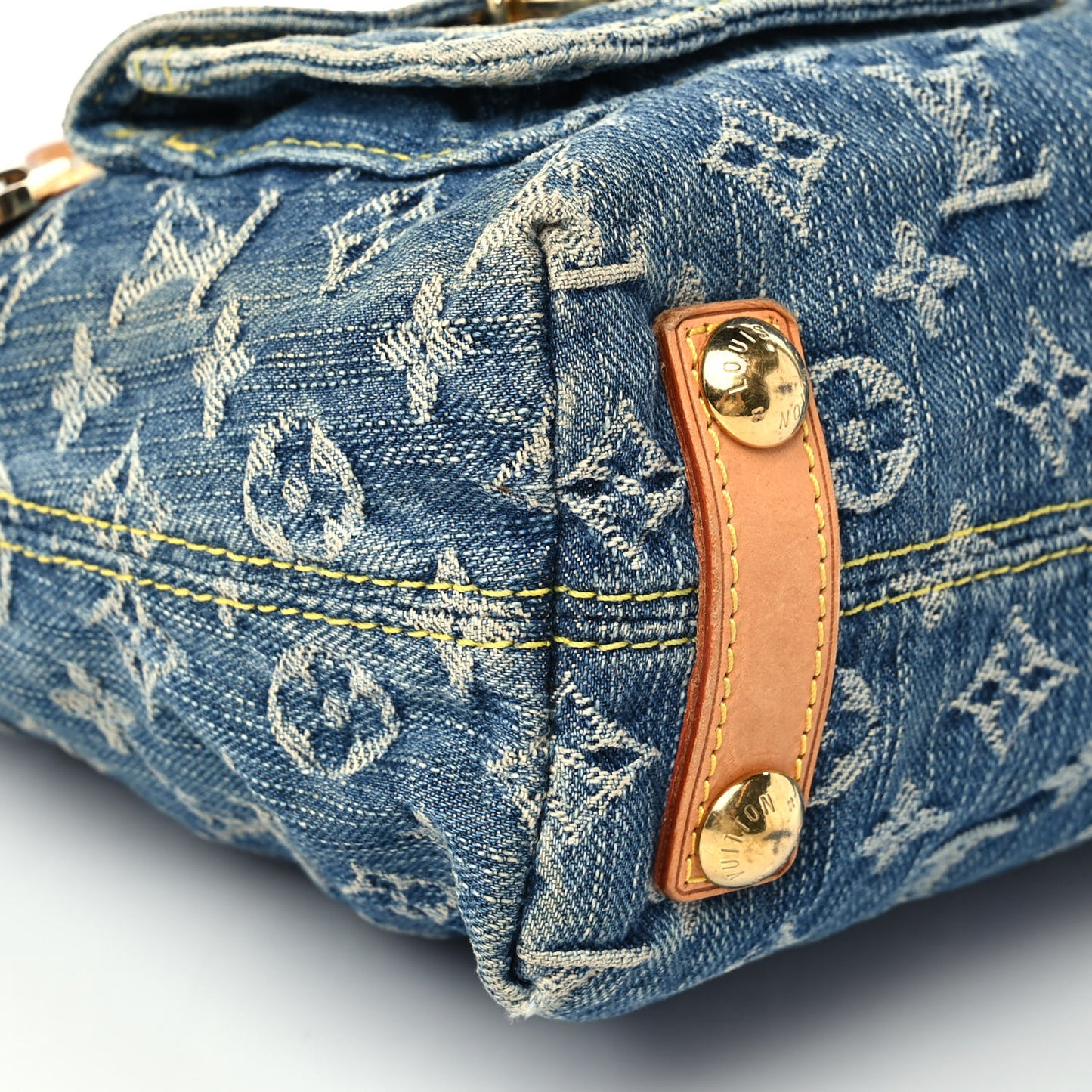 Monogram Denim Baggy PM Blue