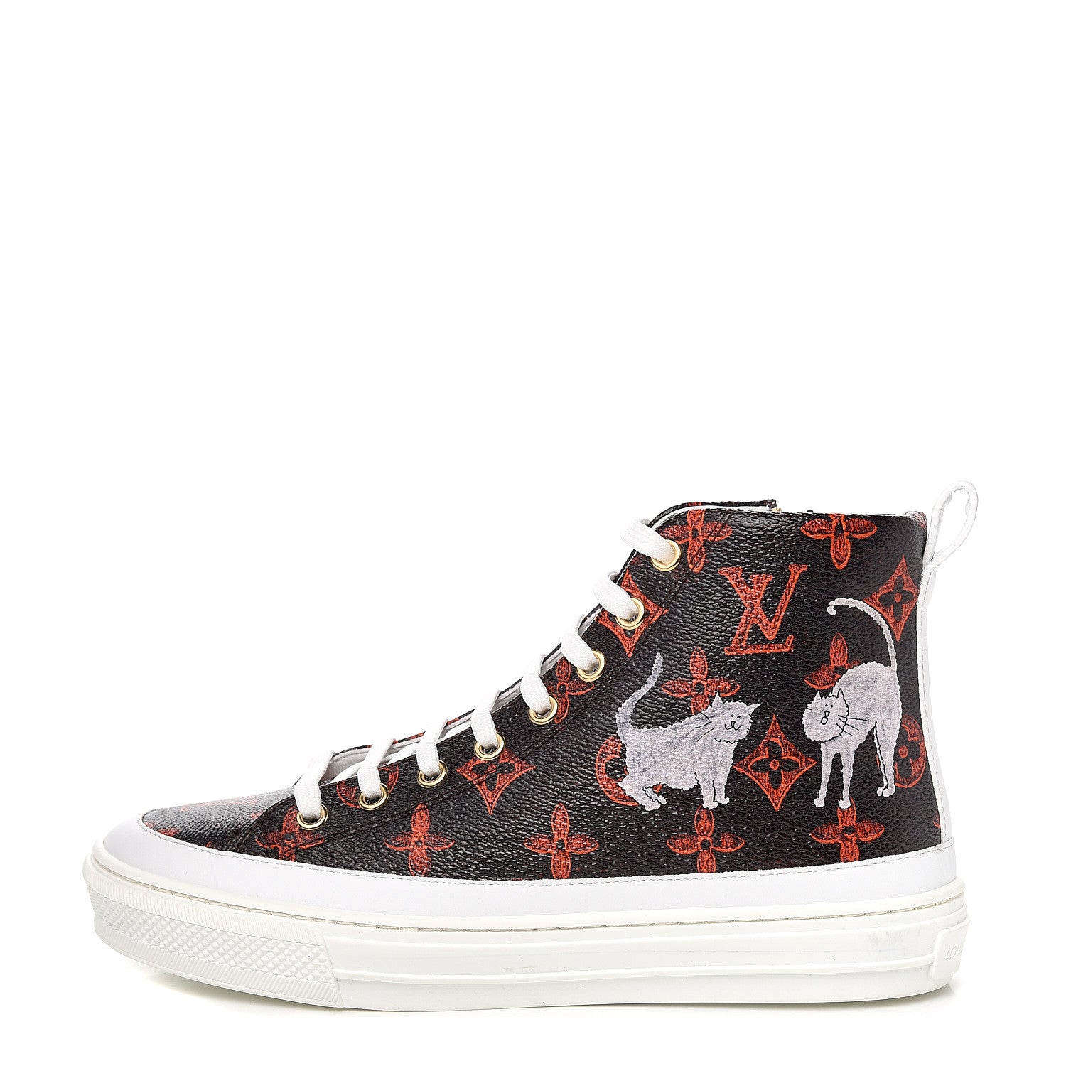 Louis Vuitton Catogram Stellar Sneaker Boots 36.5 Marron 1 of 10