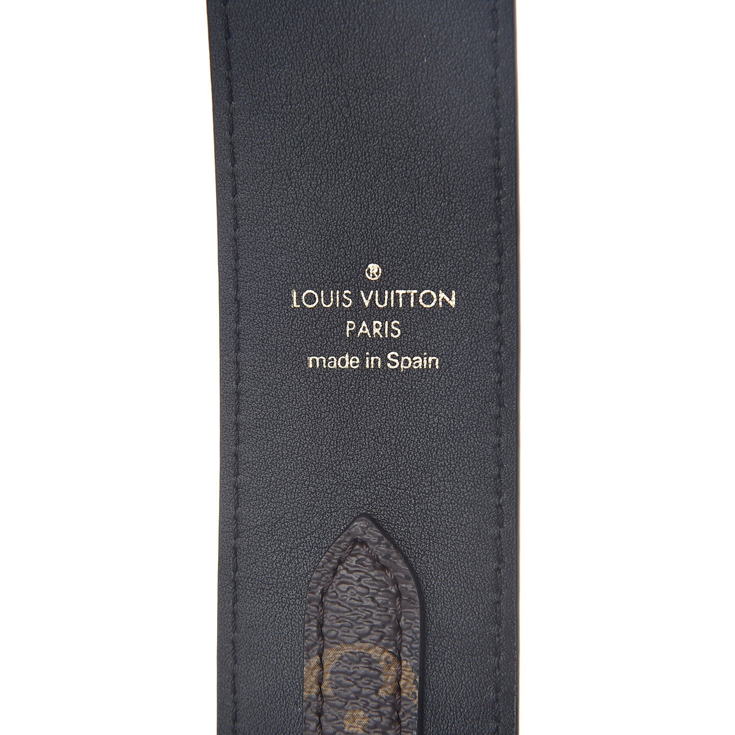 Louis Vuitton Monogram Bandouliere Shoulder Strap Black 3 of 3