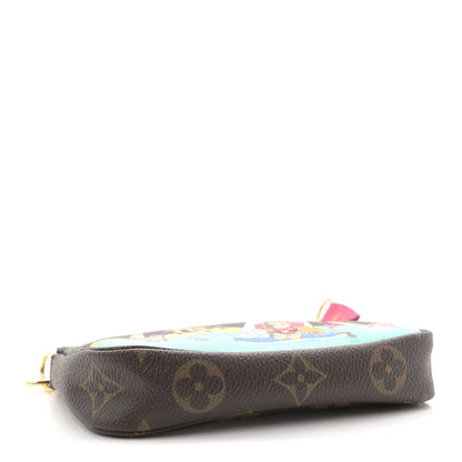 Louis Vuitton Monogram 2023 Christmas Animation Sailing Pochette Accessories Dragon Fruit Pink 4 of 7