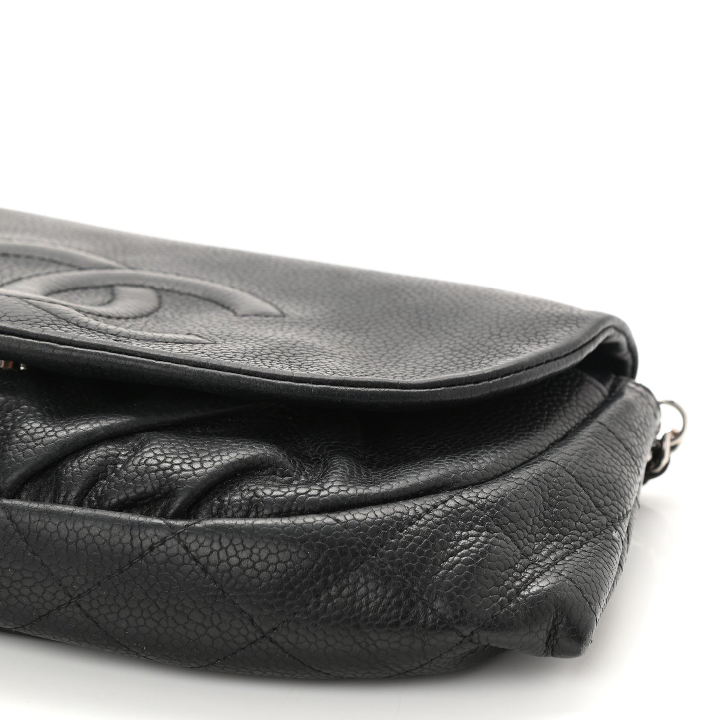Caviar Half Moon Wallet On Chain WOC Black