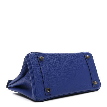 Hermes Togo Birkin 25 Bleu Electrique 4 of 13