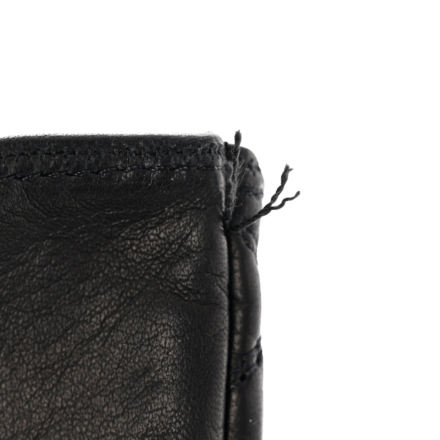 Chanel Lambskin Fingerless Chain CC Gloves 8 Black 5 of 5