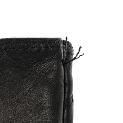 Chanel Lambskin Fingerless Chain CC Gloves 8 Black 5 of 5