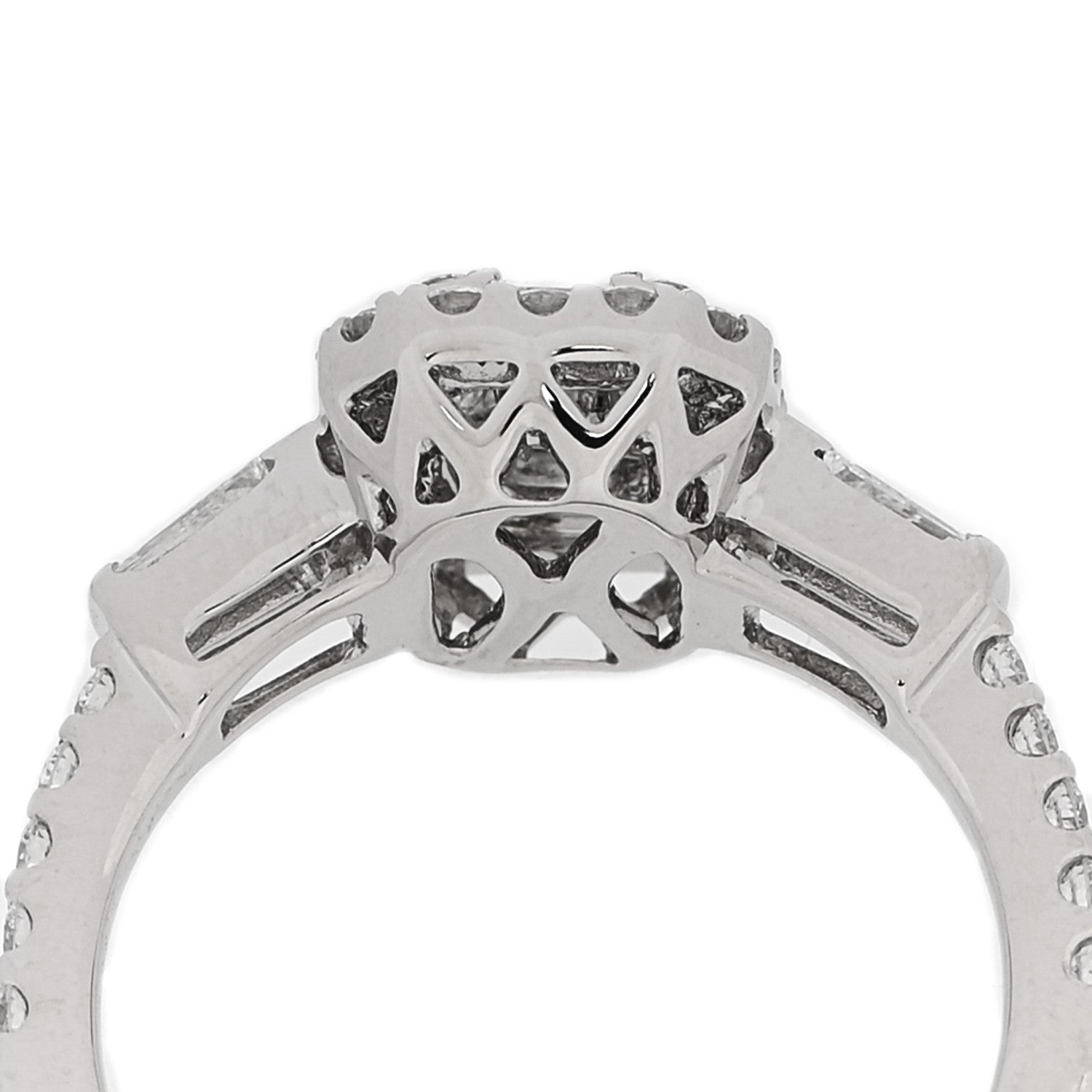 Parker & West by FASHIONPHILE 18K White Gold Diamond .75ct Baguette Cut Ring 49 5 8 of 9