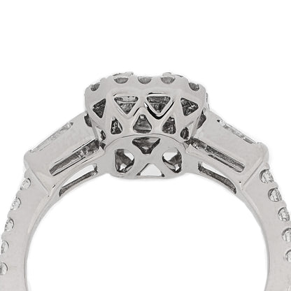 Parker & West by FASHIONPHILE 18K White Gold Diamond .75ct Baguette Cut Ring 49 5 8 of 9