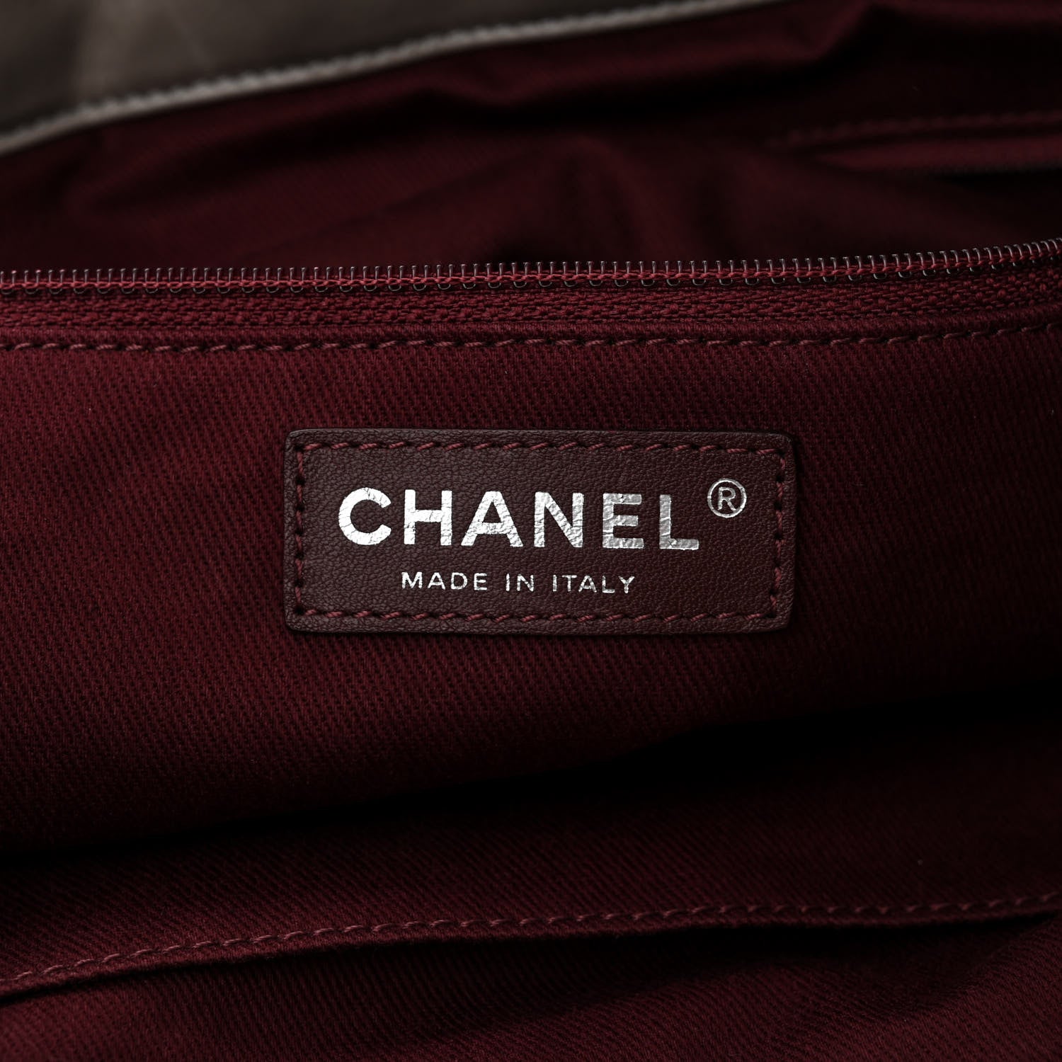 Chanel Iridescent Calfskin Quilted Small In The Mix Tote Grey 6 of 10