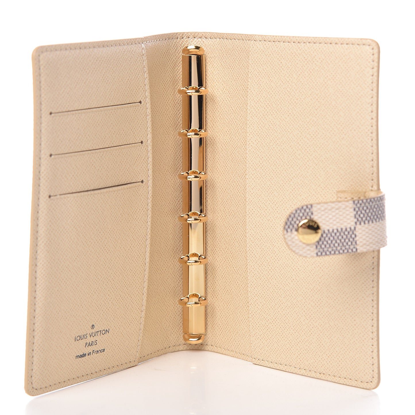 Damier Azur Small Ring Agenda Cover