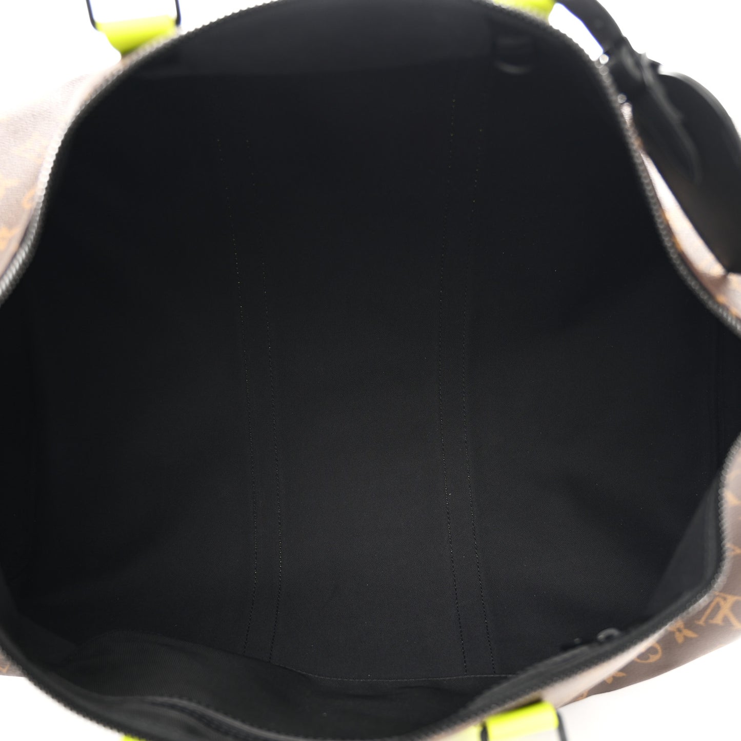 Monogram Macassar Keepall Bandouliere 50 Florescent Yellow