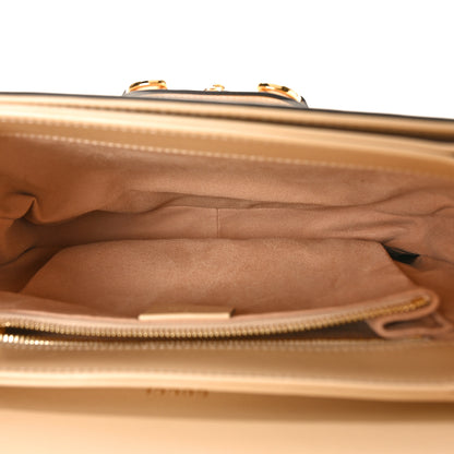 Gucci Azalea Calfskin Horsebit 1955 Shoulder Bag Bubble Tea 5 of 10