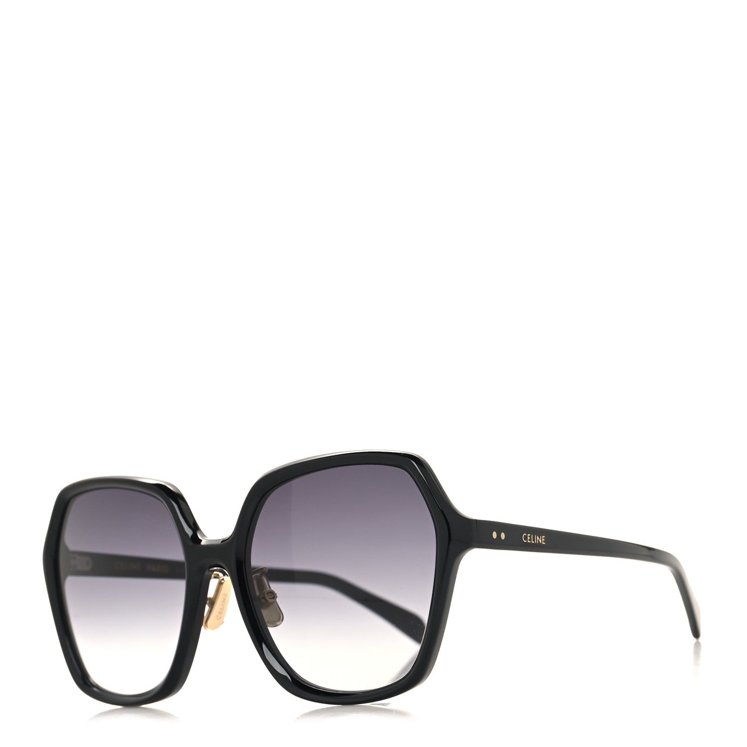 Celine Acetate Square Sunglasses CL40230F Black 1 of 7