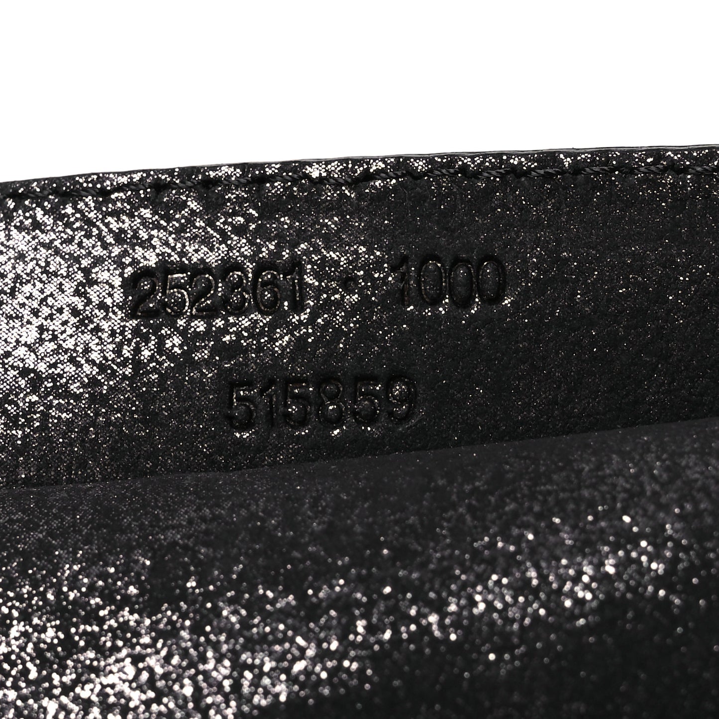 Metallic Calfskin Milky Way Papier Clutch Black