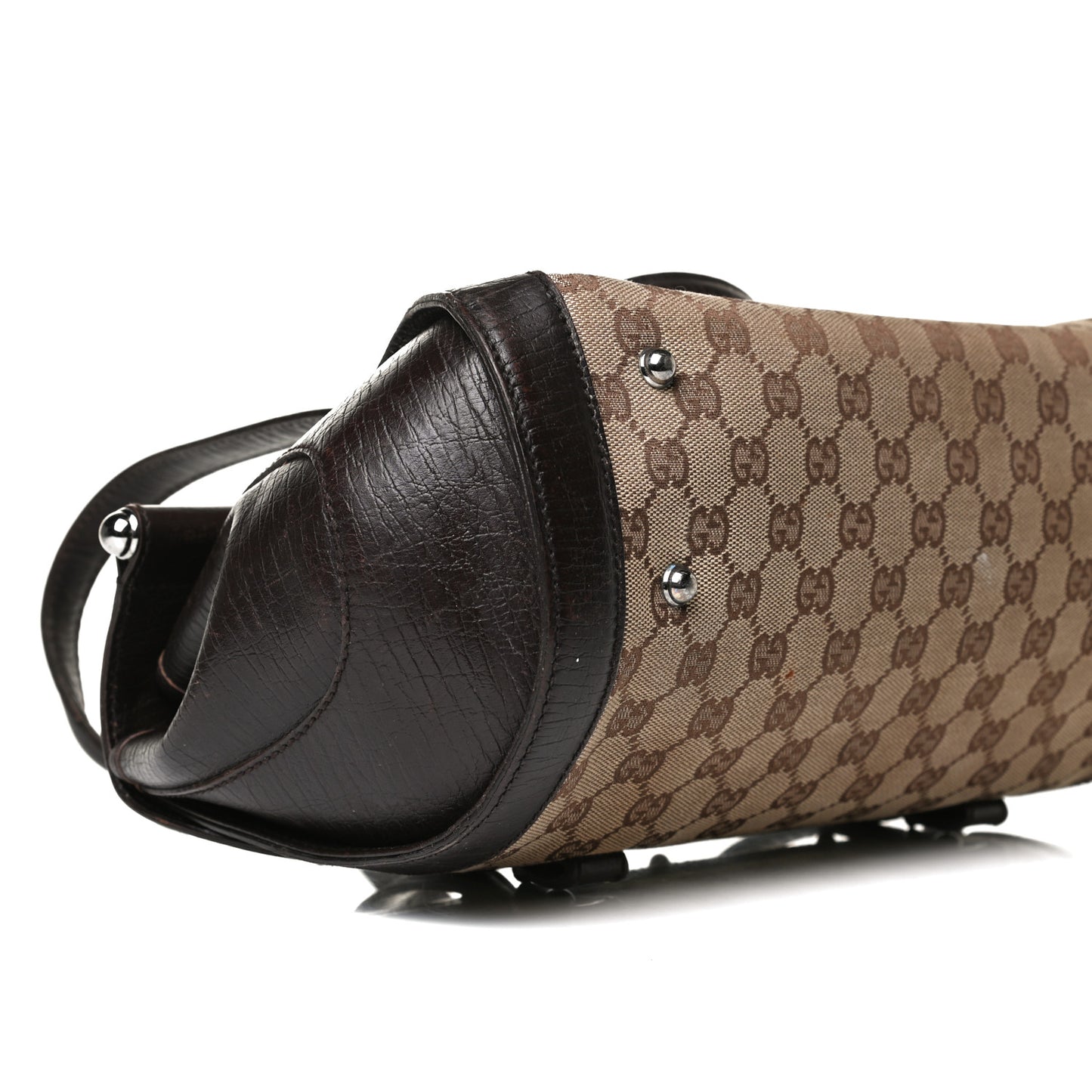 Monogram Small Bamboo Bullet Bag Dark Brown