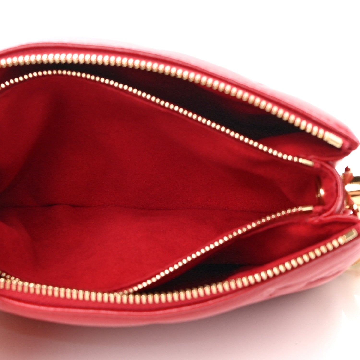 Louis Vuitton Mother of Pearl Lambskin Embossed Monogram Coussin BB Red Green 6 of 13