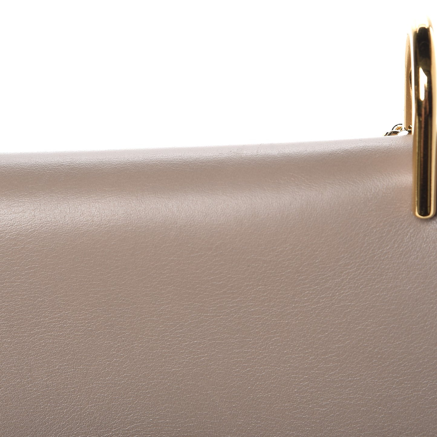 Suede Smooth Calfskin Drew Shoulder Bag Motty Grey
