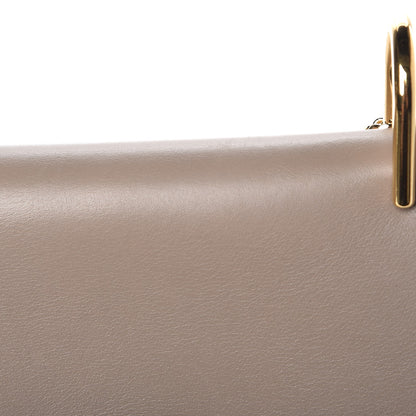 Chloe Suede Smooth Calfskin Drew Shoulder Bag Motty Grey 9 of 10