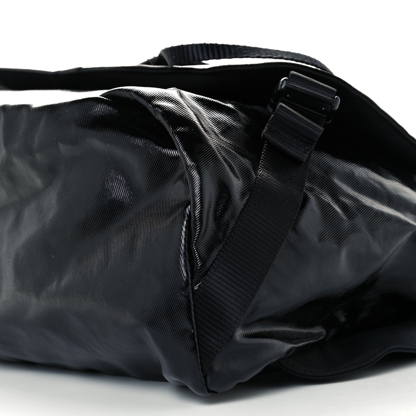 Coated Canvas Sport Messenger Black
