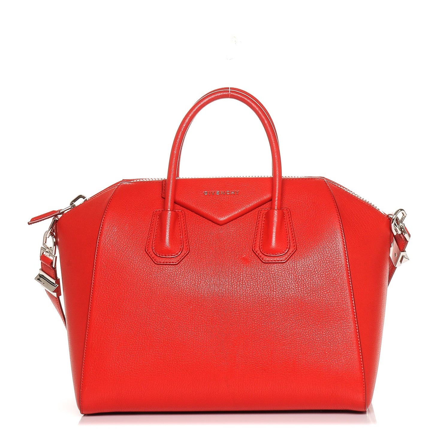 Sugar Goatskin Medium Antigona Red