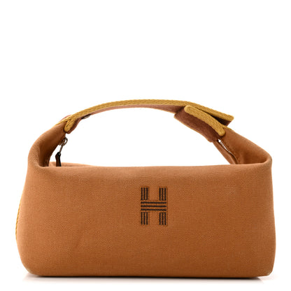 Hermes Canvas Small Bride-A-Brac Pouch Ocre 1 of 13