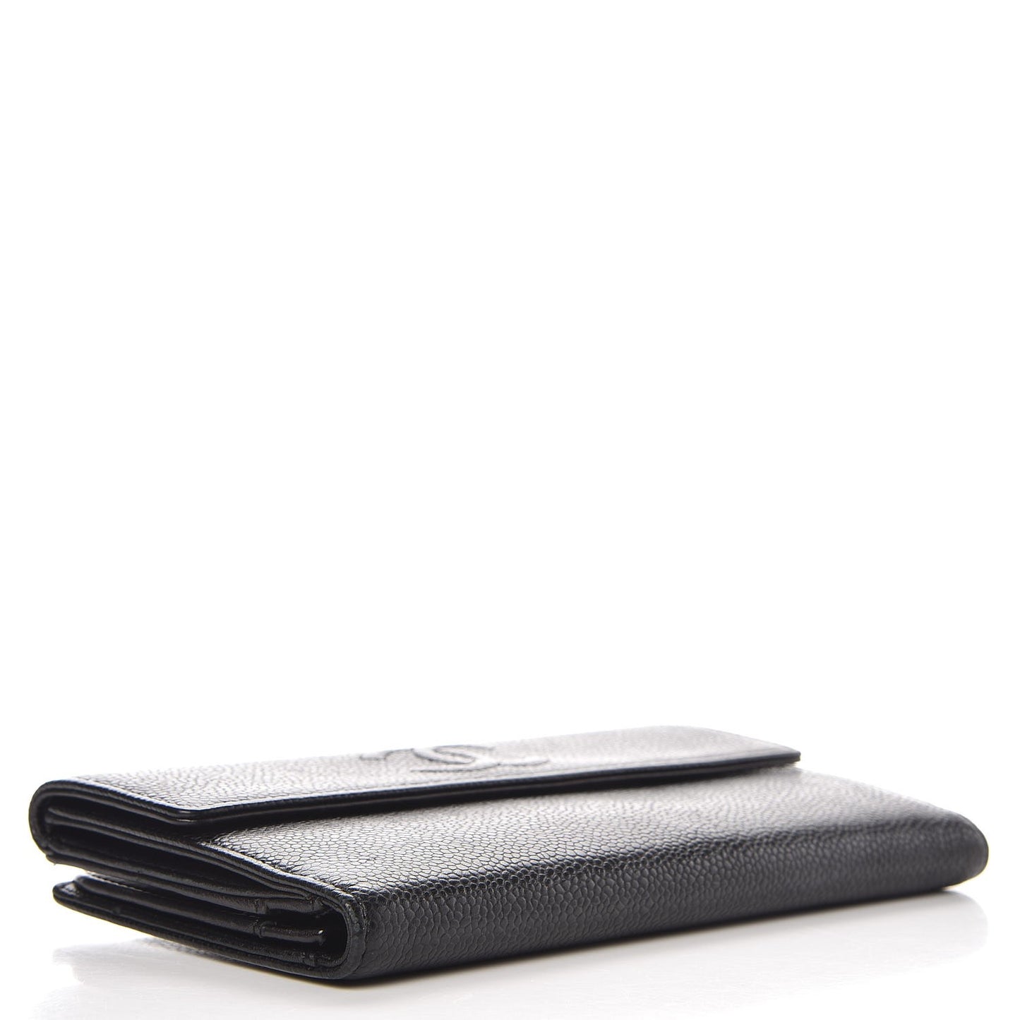 Caviar Timeless CC Flap Wallet Black
