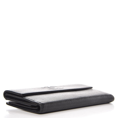 Chanel Caviar Timeless CC Flap Wallet Black 4 of 12