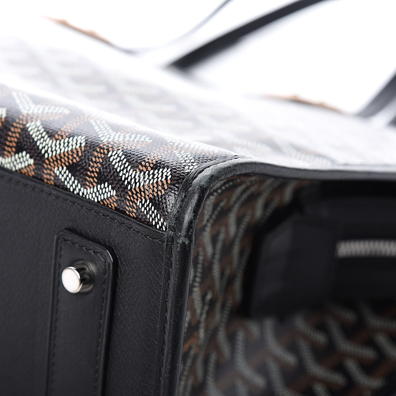 Goyard Goyardine Marquises Tote Black 9 of 12