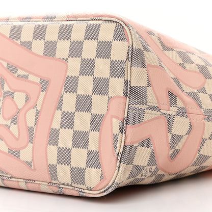 Louis Vuitton Damier Azur Tahitienne Neverfull MM 9 of 13