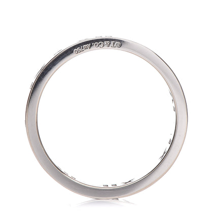 Tiffany 18K White Gold Diamond Atlas Pierced Ring 51 5.75 4 of 5