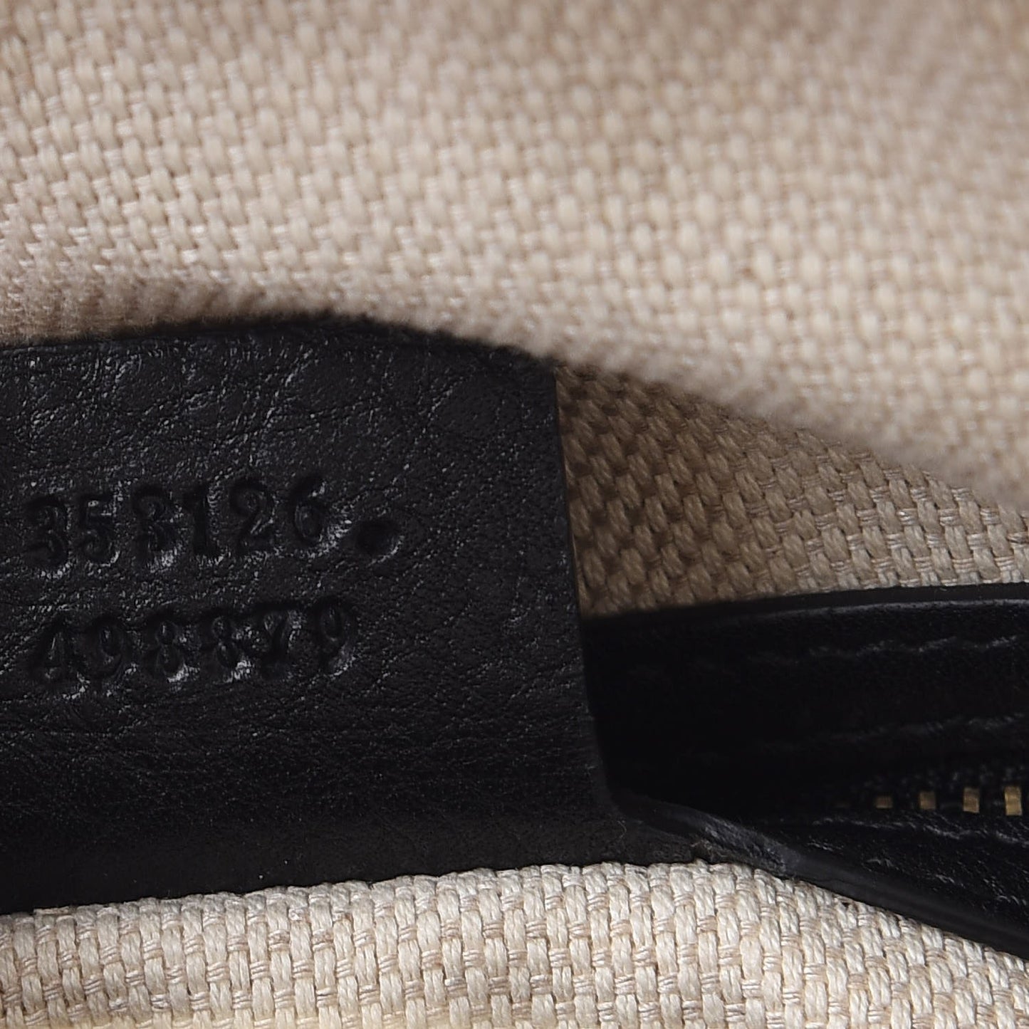 Pebbled Calfskin Medium Soho Bowler Black