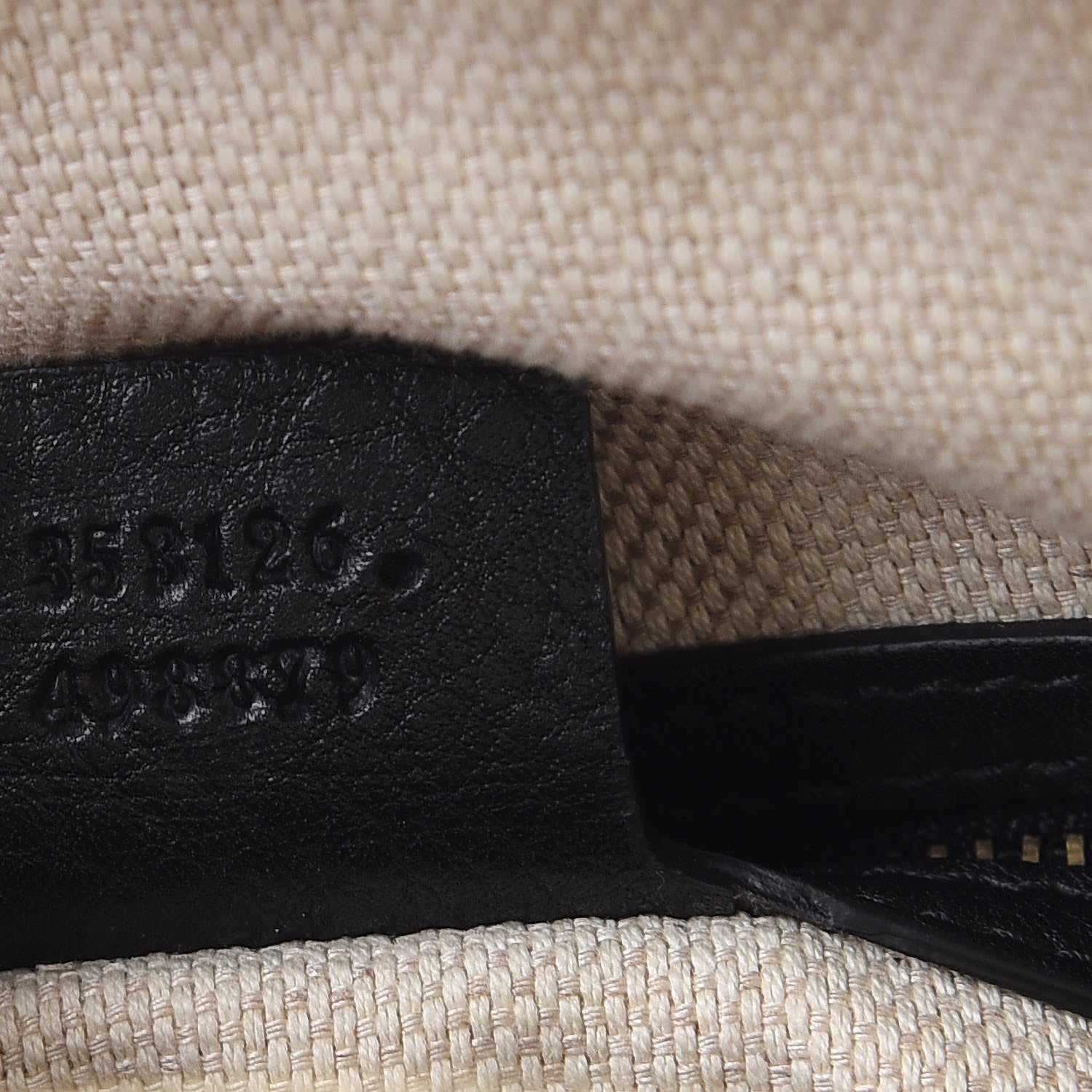 Gucci Pebbled Calfskin Medium Soho Bowler Black 7 of 9