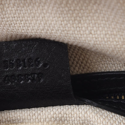 Gucci Pebbled Calfskin Medium Soho Bowler Black 7 of 9