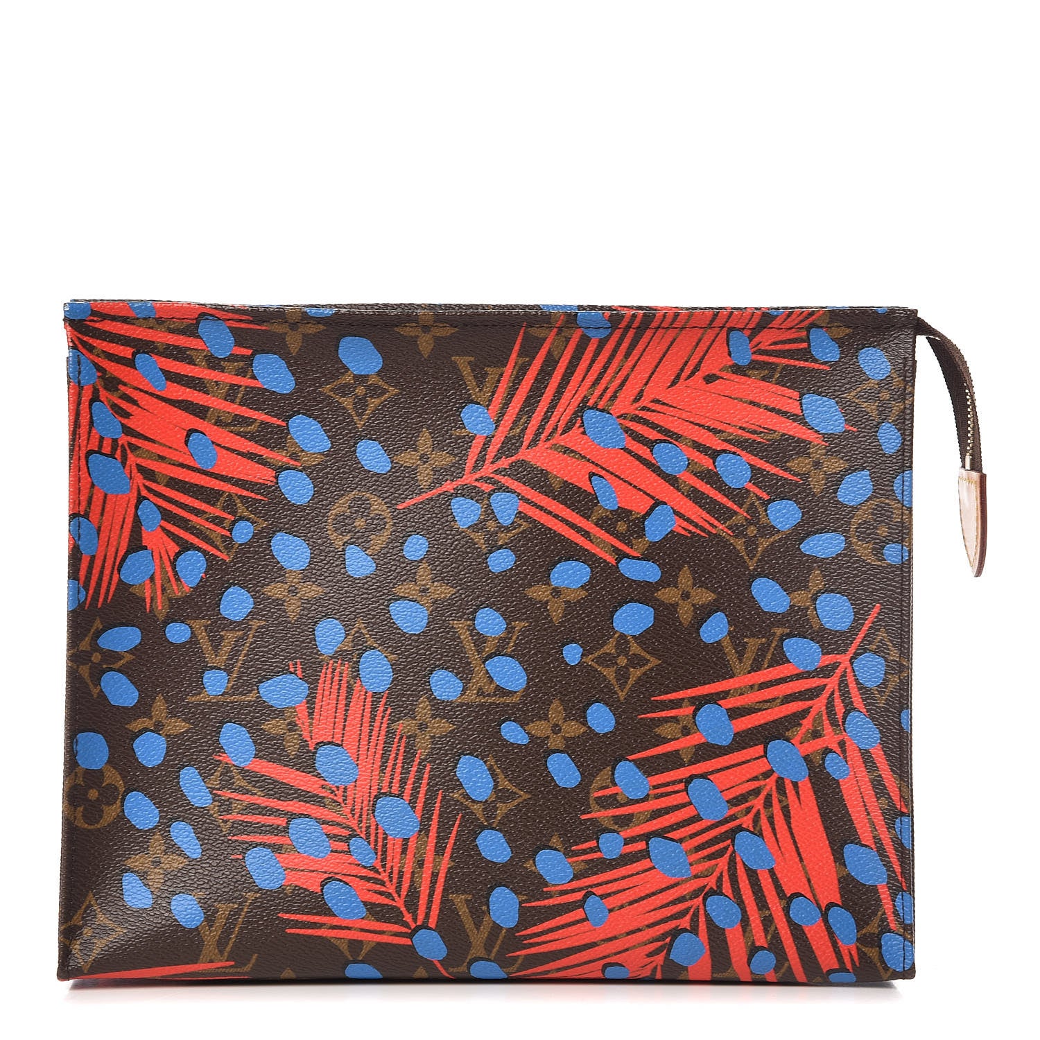 Louis Vuitton Monogram Jungle Dots Toiletry Pouch 26 Coquelicot Denim 1 of 14